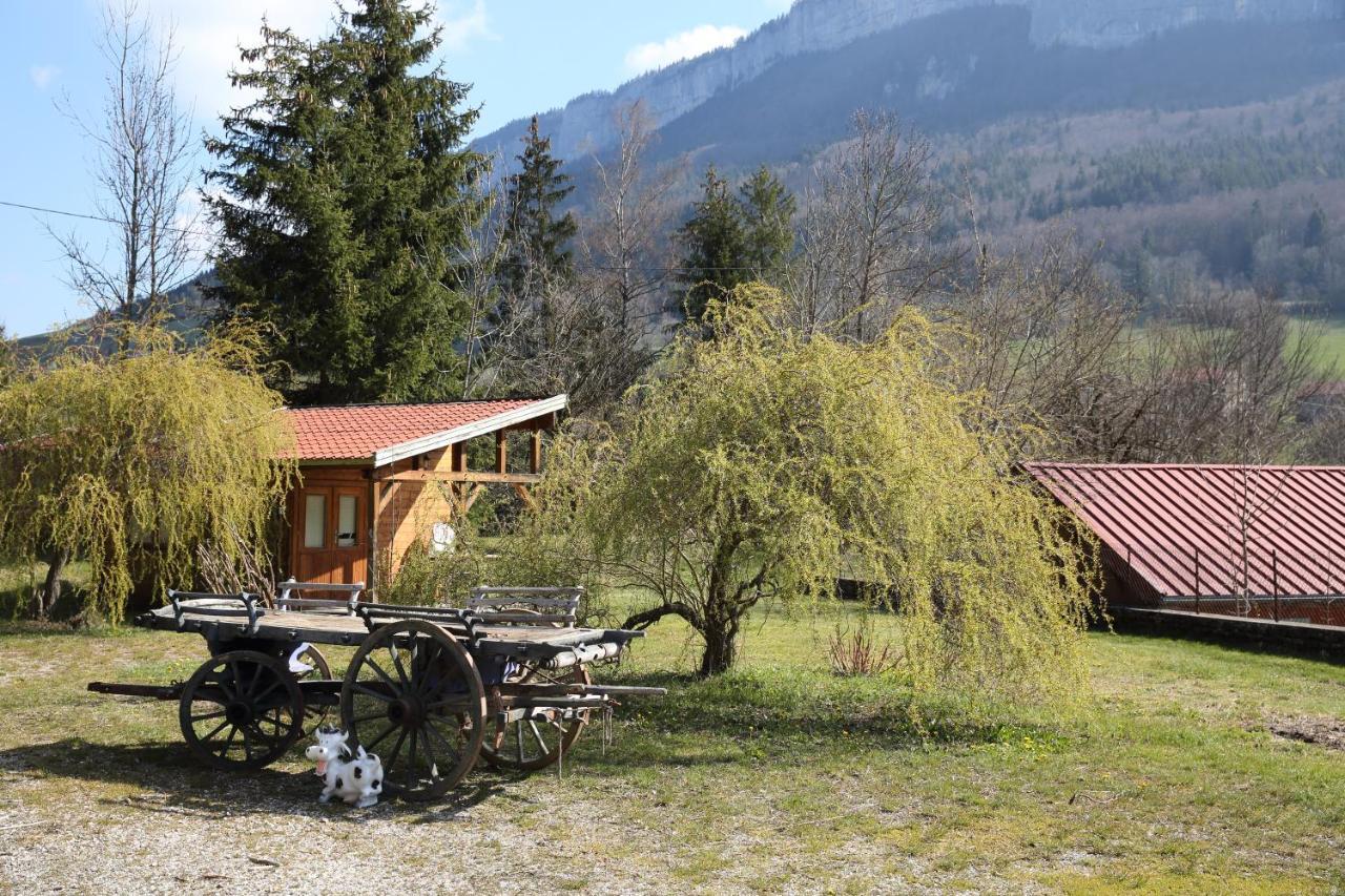 chalet du camping la Porte St Martin Saint-Martin-en-Vercors Extérieur photo